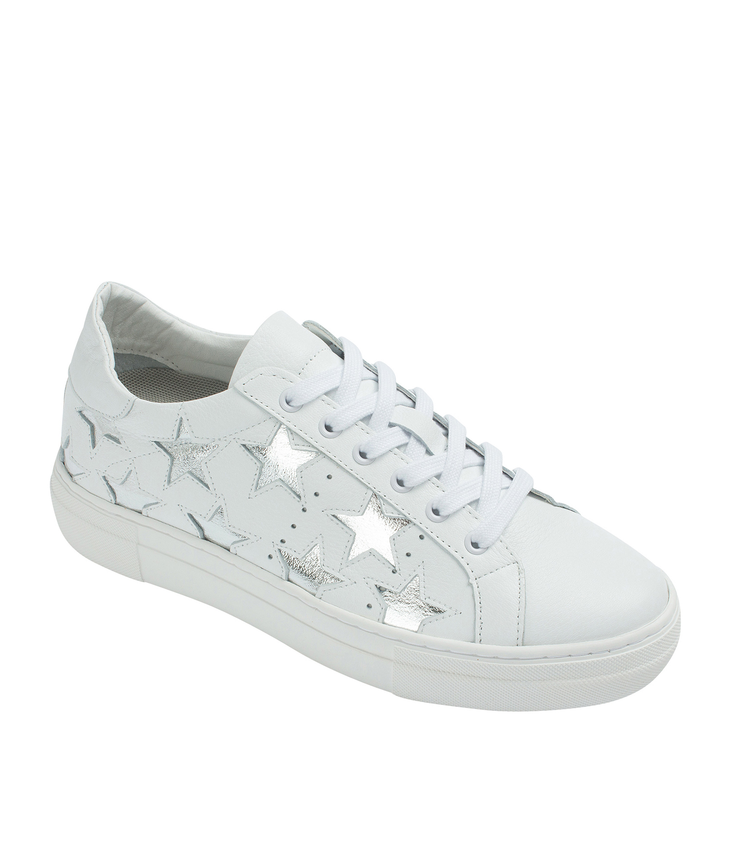 white shoe with star