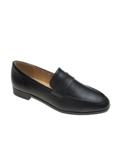 AnnaKastle Womens Classic Penny Loafers Black