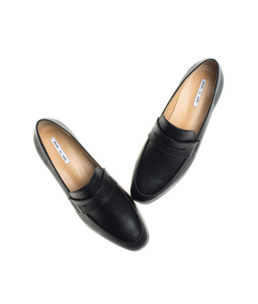 AnnaKastle Womens Classic Penny Loafers Black