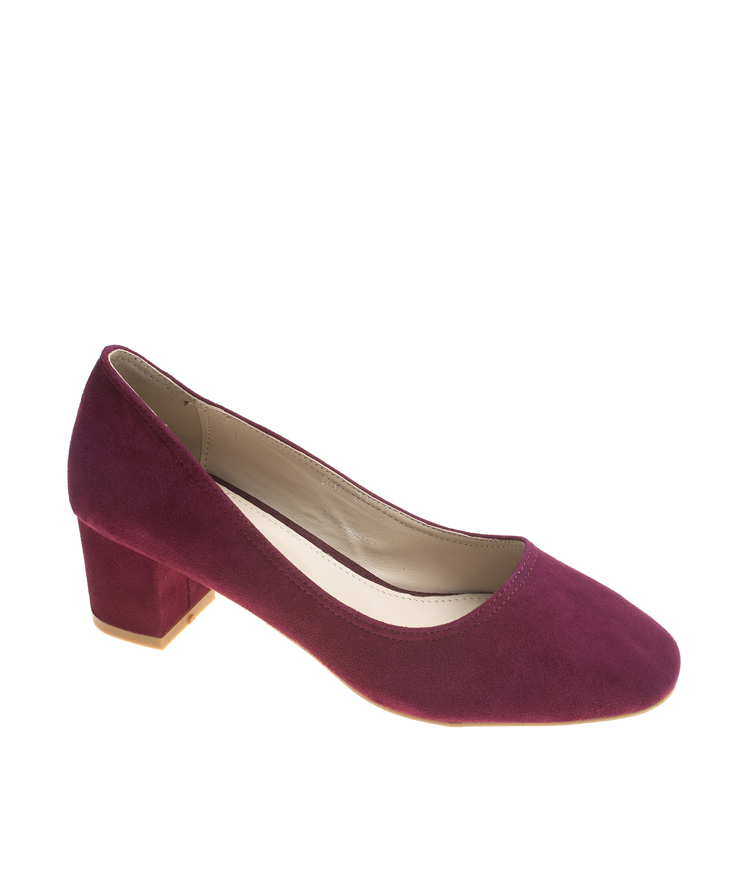 burgundy suede block heels