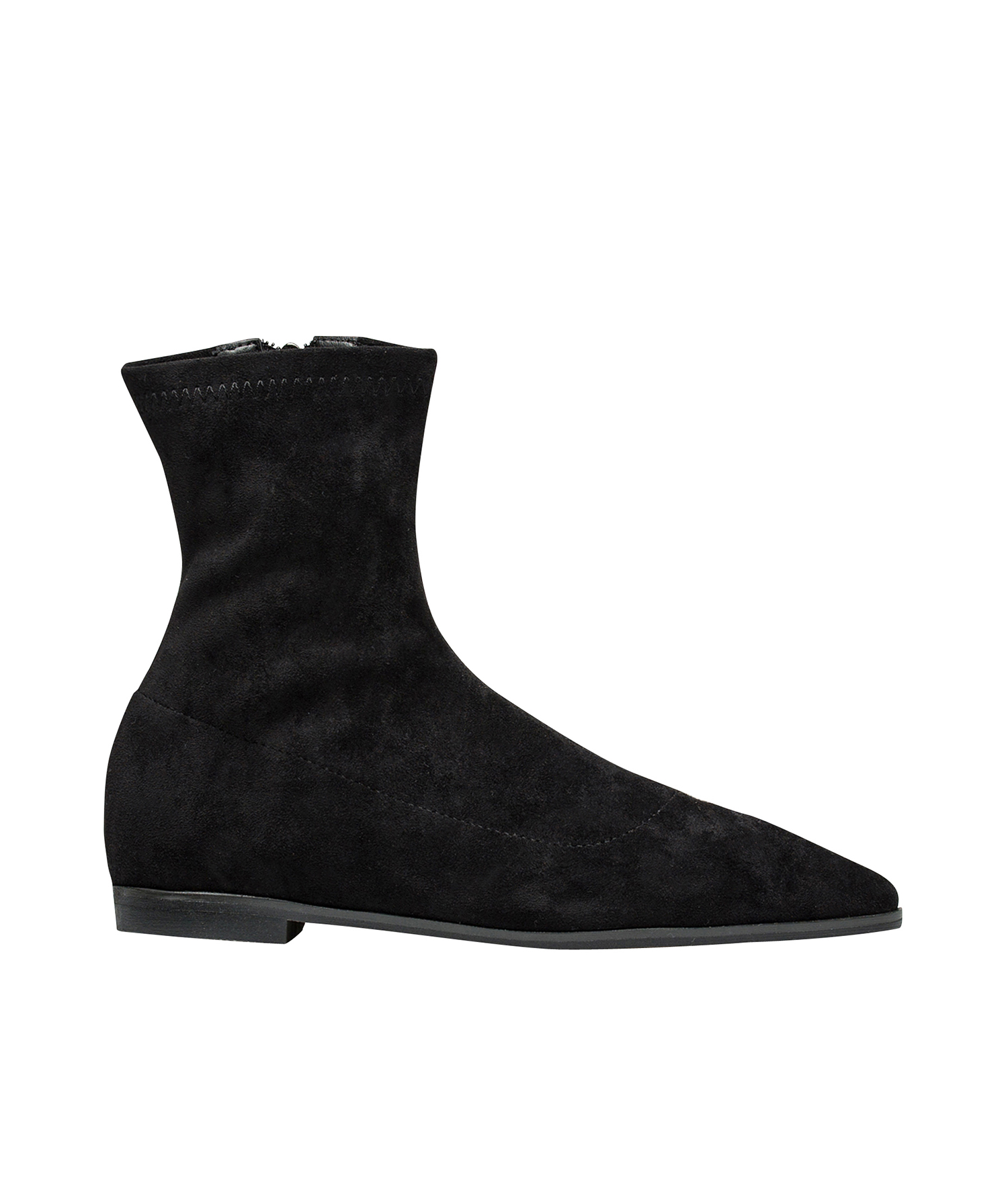 women's flat pointed chelsea boots
