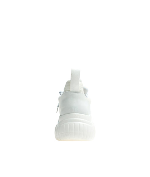 AnnaKastle Womens Sock-Like Mesh Sneakers White