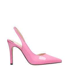 AnnaKastle Womens Classic Patent Slingback High Heel Pumps Pink