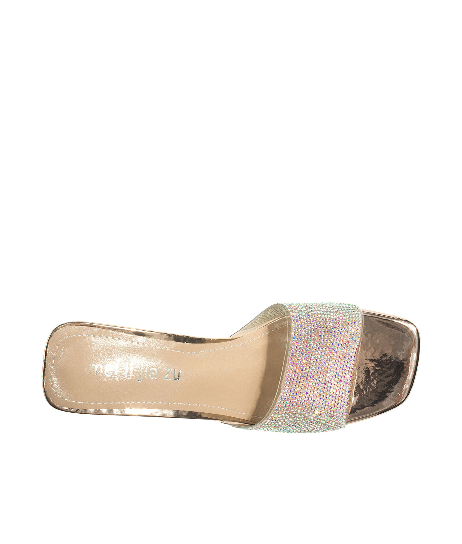 anna sandals rose gold glitter