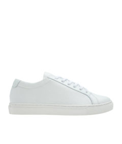 AnnaKastle Womens Jenny Classic Leather Low Top Sneakers White