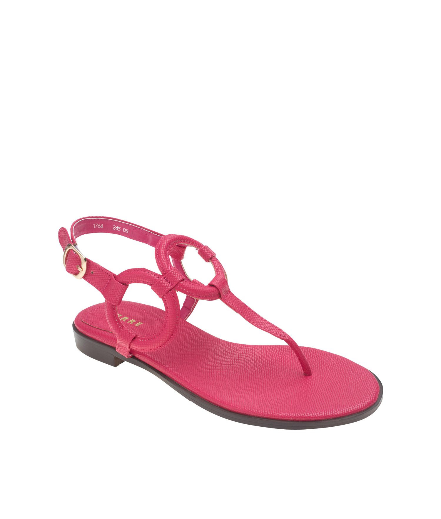 Suede Strappy Heel Thong Sandals - annakastleshoes.com