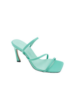 AnnaKastle Womens Strappy 90 Elasticated Slingback Sandals Mint